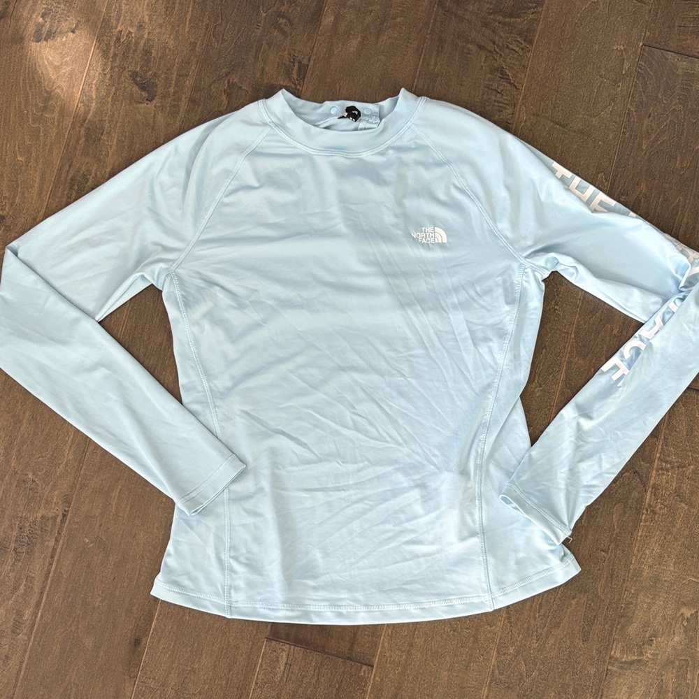 The North Face Women's Sky Blue Long Sleeve Tee